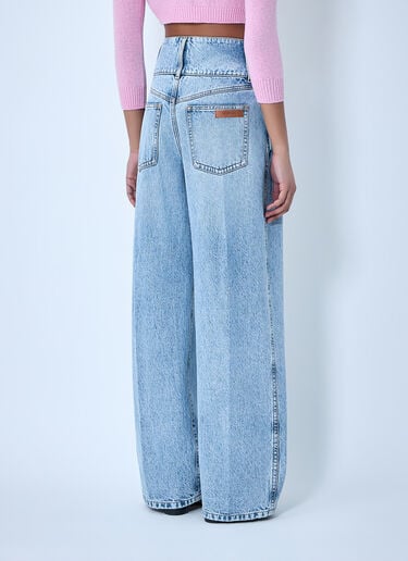 Sportmax Wide-Leg Denim Trousers Blue spx0264060