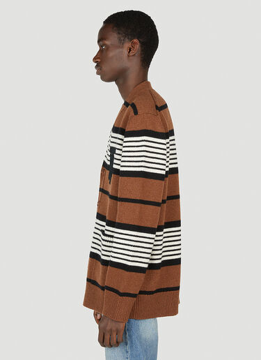 Burberry 徽标贴饰开衫 棕色 bur0152040