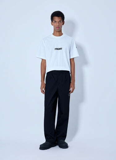 LN-CC® - Moncler x FRGMT Hiroshi Fujiwara: Pleated Wide-Leg Trousers - Black Moncler x FRGMT Hiroshi Fujiwara Pleated Wide-Leg Trousers Black mfr0166005