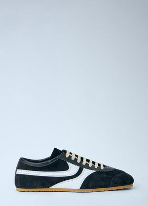 Dries Van Noten Suede Panel Sneakers Black dvn0265028