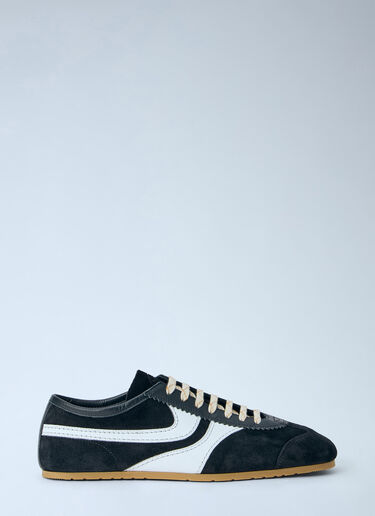 Dries Van Noten Suede Panel Sneakers Black dvn0265028