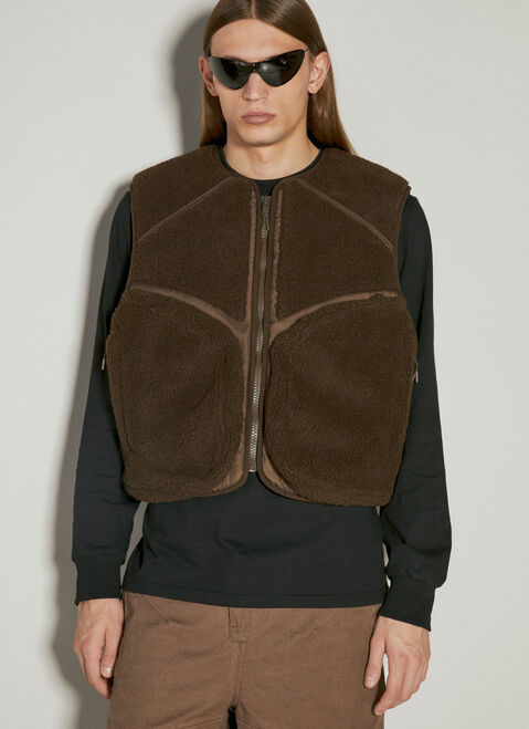 Entire Studios Fluffy Fleece Vest Grey ent0353008