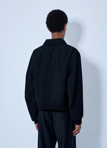 LN-CC® - Yohji Yamamoto: Flight Jacket - Black Yohji Yamamoto Flight Jacket Black yoy0165003