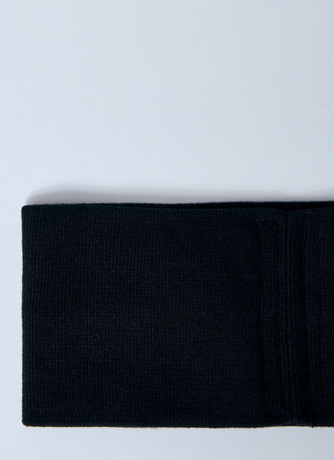 Rick Owens DRKSHDW Logo Motif Headband Black drk0160031