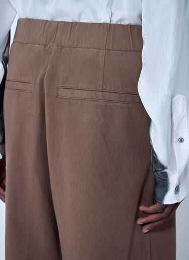 Dries Van Noten コットンパンツ  ブラウン dvn0160026