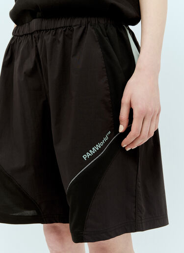 P.A.M. Panelled Flight Shorts Black pam0357009