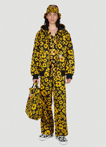 Marni x Carhartt Floral Print Hooded Jacket Yellow mca0150011