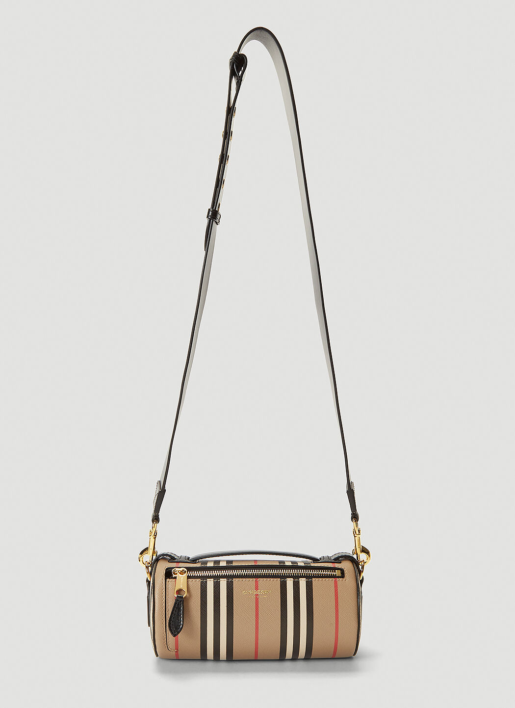 Burberry the leather barrel bag deals