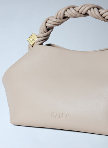 GANNI 보우 핸드백 베이지 gan0255055