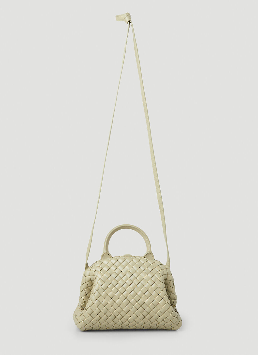 Cream bottega bag best sale