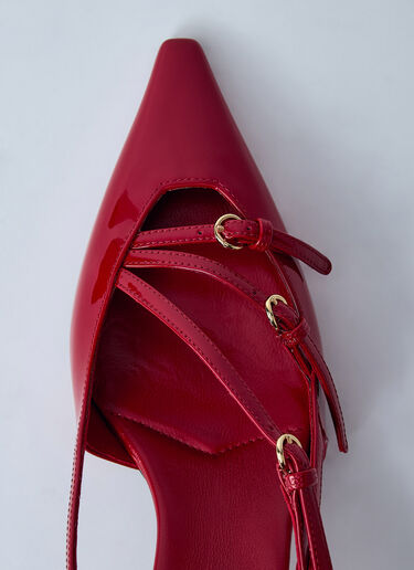 Miu Miu Décolleté Slingback Heels Red miu0260062