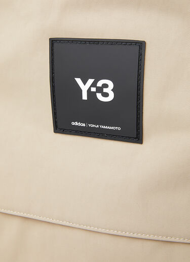 Y-3 Logo Patch Backpack Beige yyy0249005