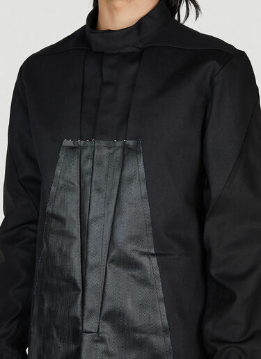 Rick Owens Splintered Panel Jacket Black ric0152001