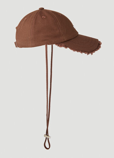 Jacquemus La Casquette Artichaut Cap Brown jac0151043