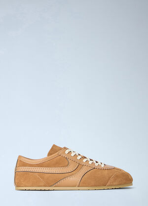 Dries Van Noten Suede Panel Sneakers Beige dvn0264051