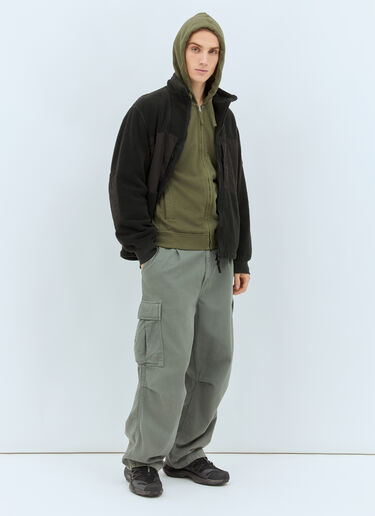Stone Island Zip-Up Sweatshirt Green sto0158050