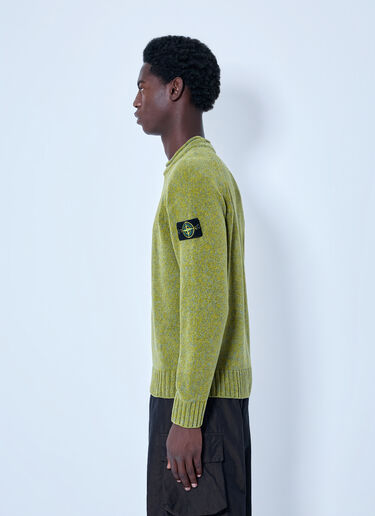 Stone Island Knitted Crewneck Sweater Green sto0165063