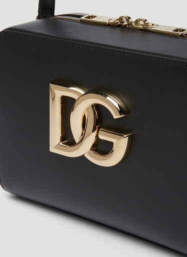 Dolce & Gabbana Logo Plaque Shoulder Bag Black dol0249082