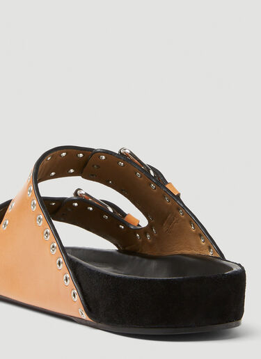 Isabel Marant Étoile Lennyo Sandals Brown ibe0247067