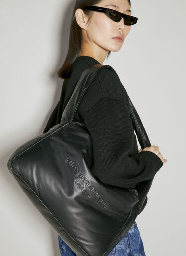 Alexander Wang 라이언 퍼프 라지 숄더백 블랙 awg0254021