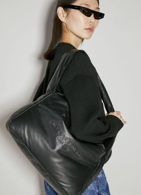 Bottega Veneta Ryan パフラージショルダーバッグ ブラック bov0255067