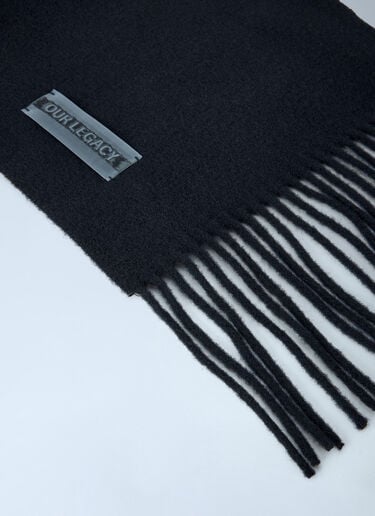 Our Legacy Estate Scarf Black our0362031