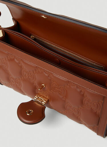 Gucci GG Matelasse Shoulder Bag Brown guc0251245