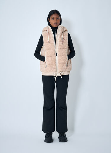 徽标图案连帽马甲 Moncler Grenoble 徽标图案连帽马甲 粉色 mog0262017