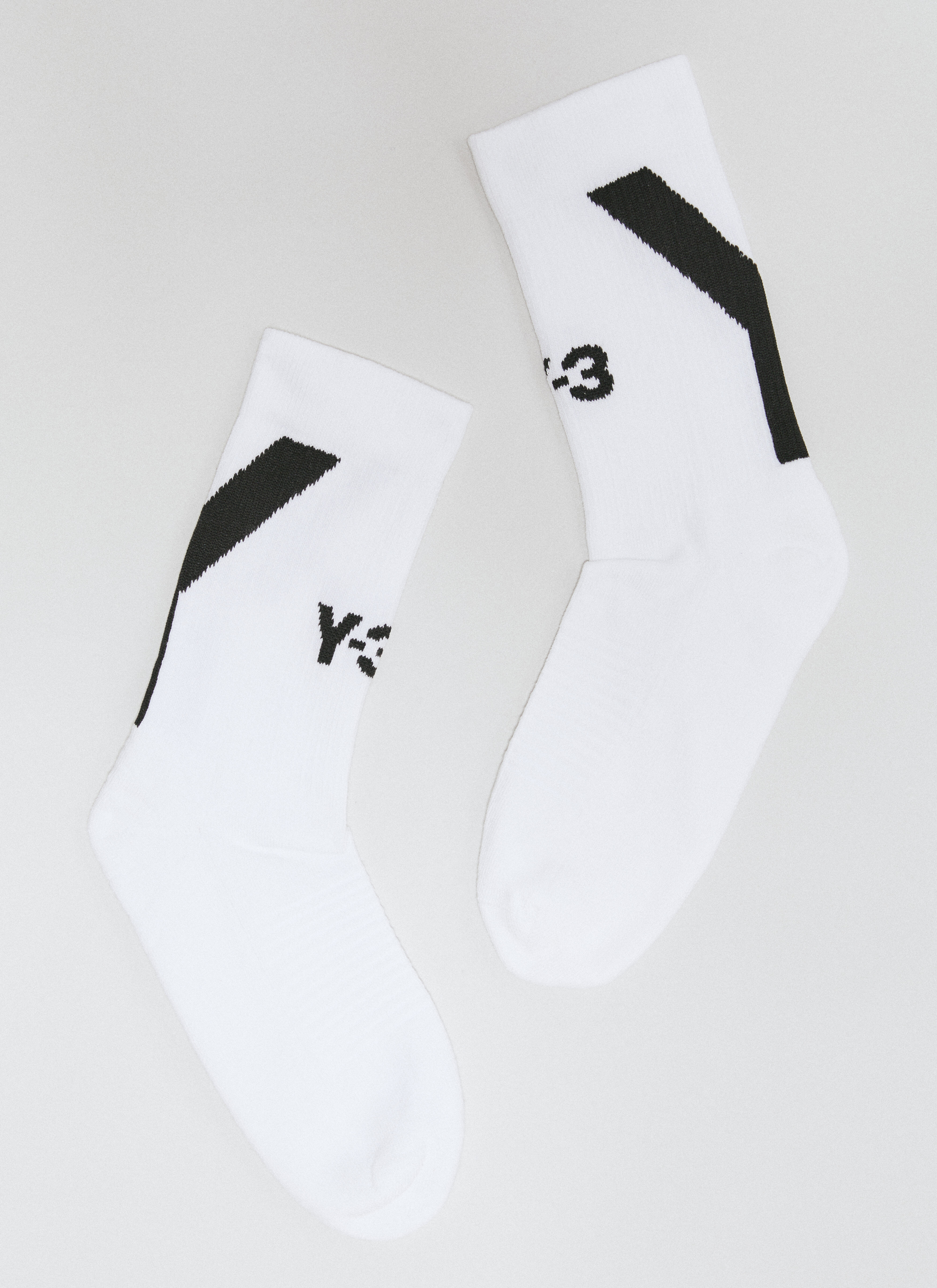 Y-3 High-Top Logo Socks Black yyy0356004