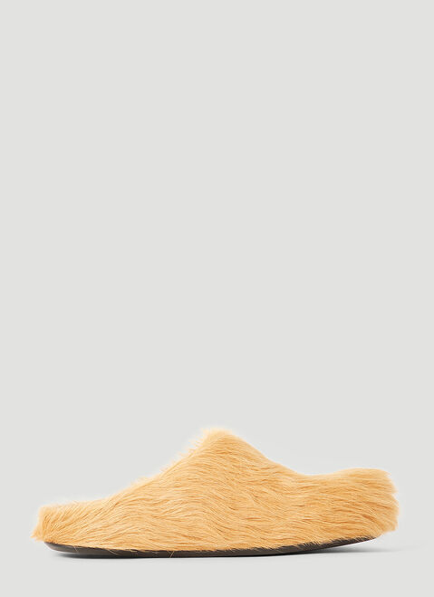 Thom Browne Fussbett Hairy Mules Black thb0253008