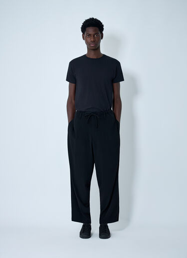 Yohji Yamamoto New Standard String Pants Black yoy0162003