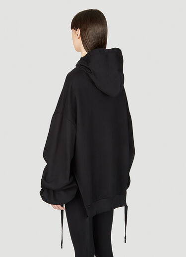 Dolce & Gabbana Logo Plaque Hooded Sweatshirt Black dol0253011