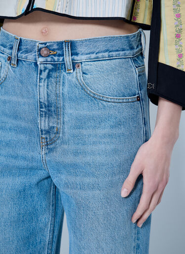 Chloé Straight Jeans In Denim Blue chl0266019