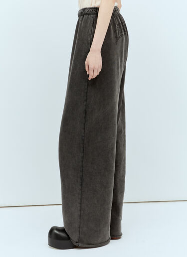 Acne Studios 로고 프린트 트랙 팬츠  블랙 acn0256034