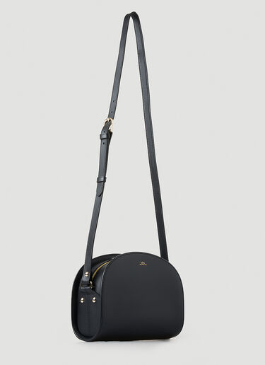 Black Demi Lune leather shoulder bag