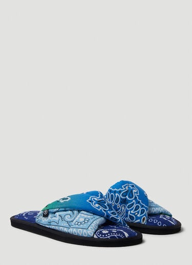 Bandana Print Vegas Slides Arizona Love Bandana Print Vegas Slides Blue arz0249009