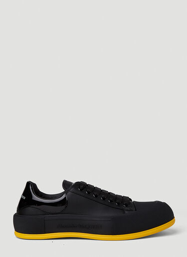 Alexander McQueen Deck Plimsoll 运动鞋 黑色 amq0150050