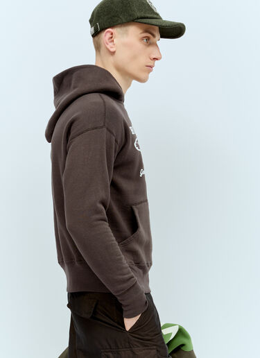 Human Made Tsuriami Hooded Sweatshirt Brown hmd0154010