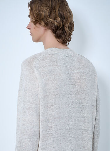 Our Legacy V-neck Knit Sweater Cream our0164069