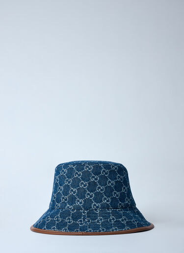 Gucci GG Denim Bucket Hat Blue guc0159077