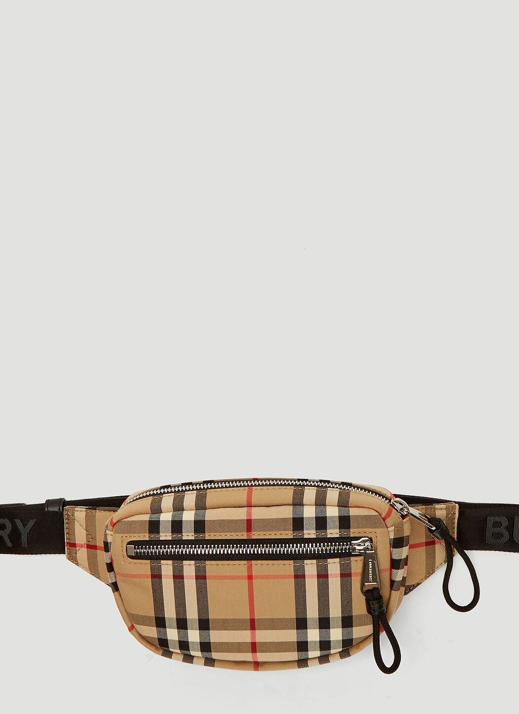 Burberry Vintage Check Small Belt Bag Black bur0137035