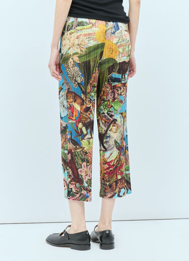 Pleats Please Issey Miyake Aurora Jungle Pleated Pants Multicolour plp0255012