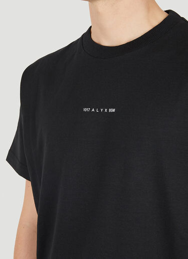 1017 ALYX 9SM Logo Print T-Shirt Black aly0140017