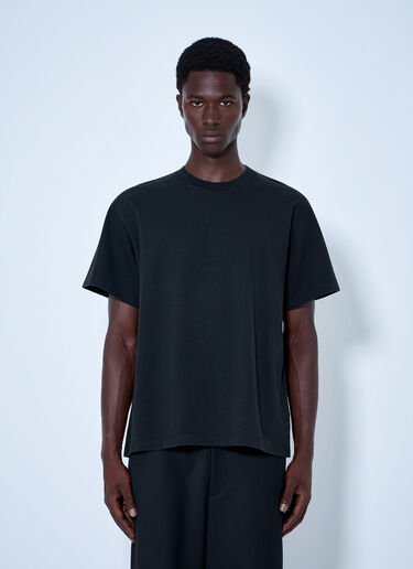 LN-CC® - Prada: Cotton Jersey T-Shirt - Black Prada Cotton Jersey T-Shirt Black pra0166002