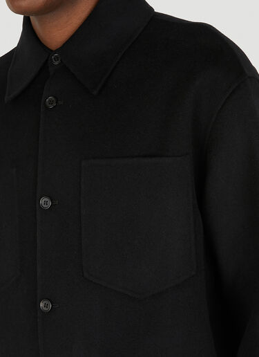Acne Studios ウールシャツジャケット ブラック acn0148009