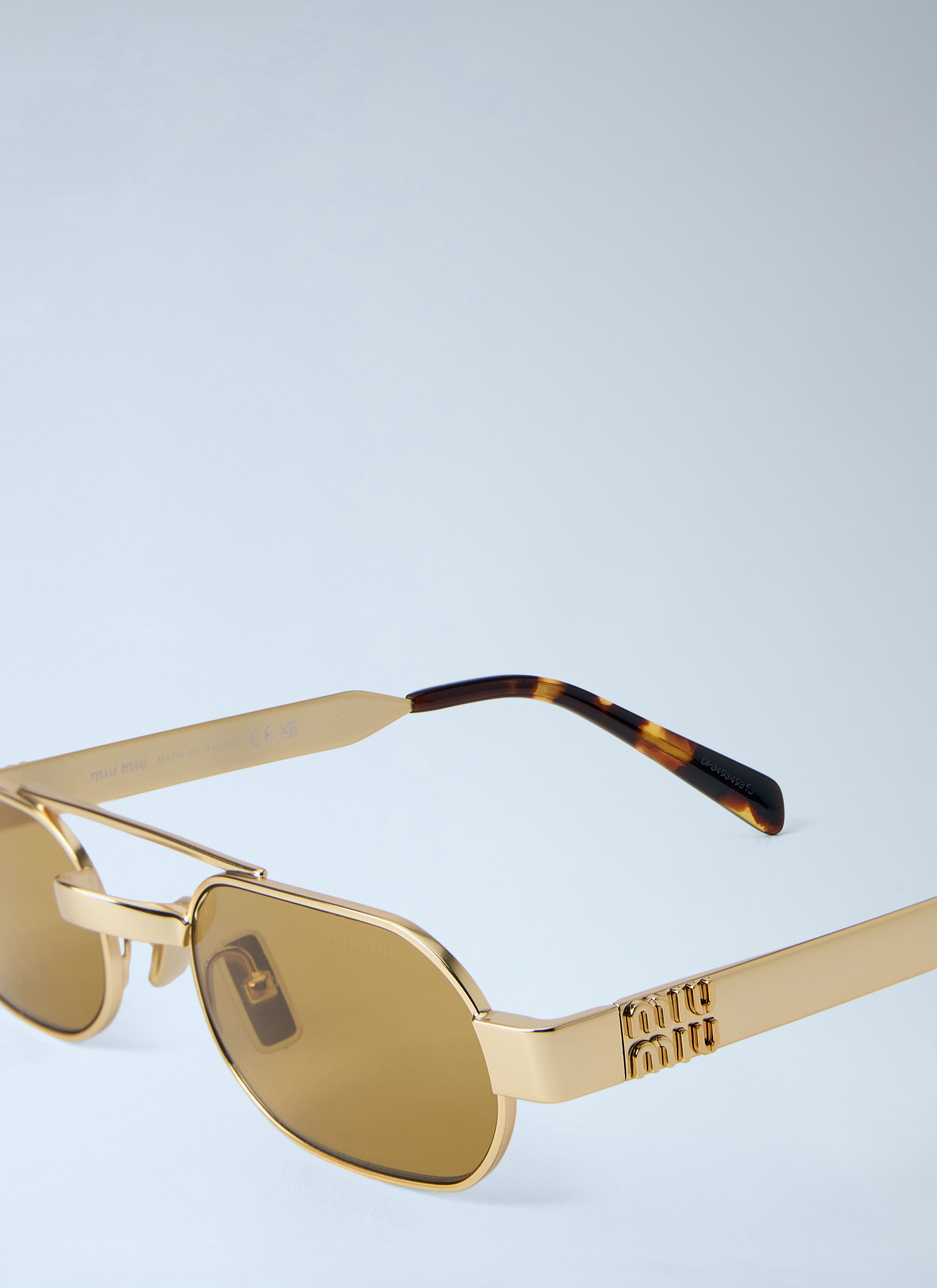 Miu Miu レディース 0MU B52S サングラス の ゴールド | LN-CC®