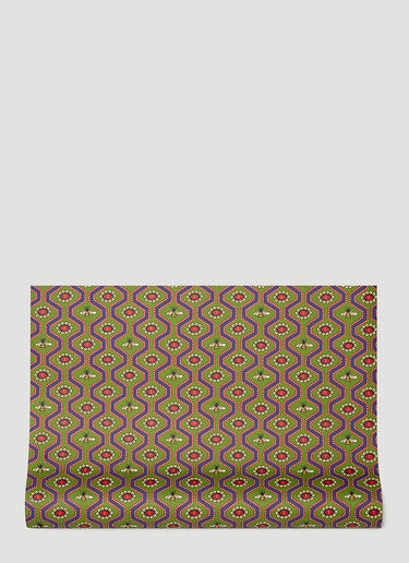 Gucci Pearl Eyes Print Wallpaper Green wps0644004