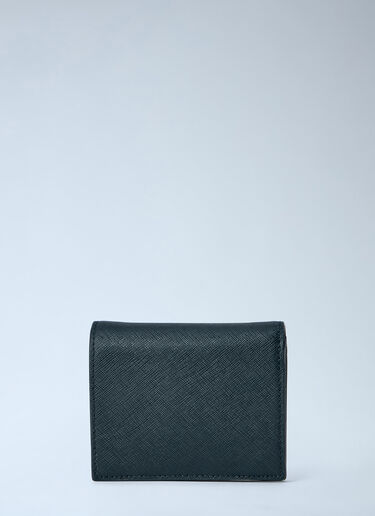 Vivienne Westwood Logo Plaque Billfold Wallet Black vvw0263017