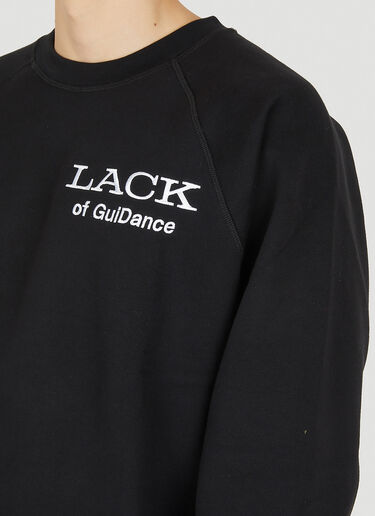 Lack of Guidance Alessandro スウェットシャツ ブラック log0150003