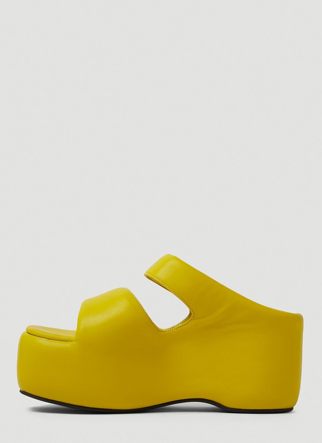 SIMON MILLER Bubble Platform Sandals in Yellow LN CC
